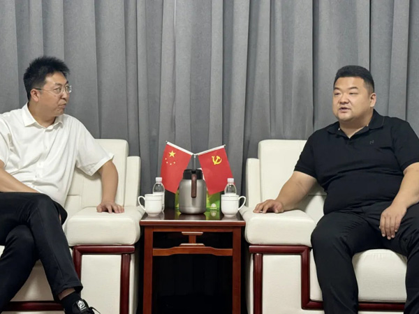 济南铁路物流中心到HB火博官网集团参观调研
